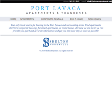 Tablet Screenshot of portlavacaapartments.com